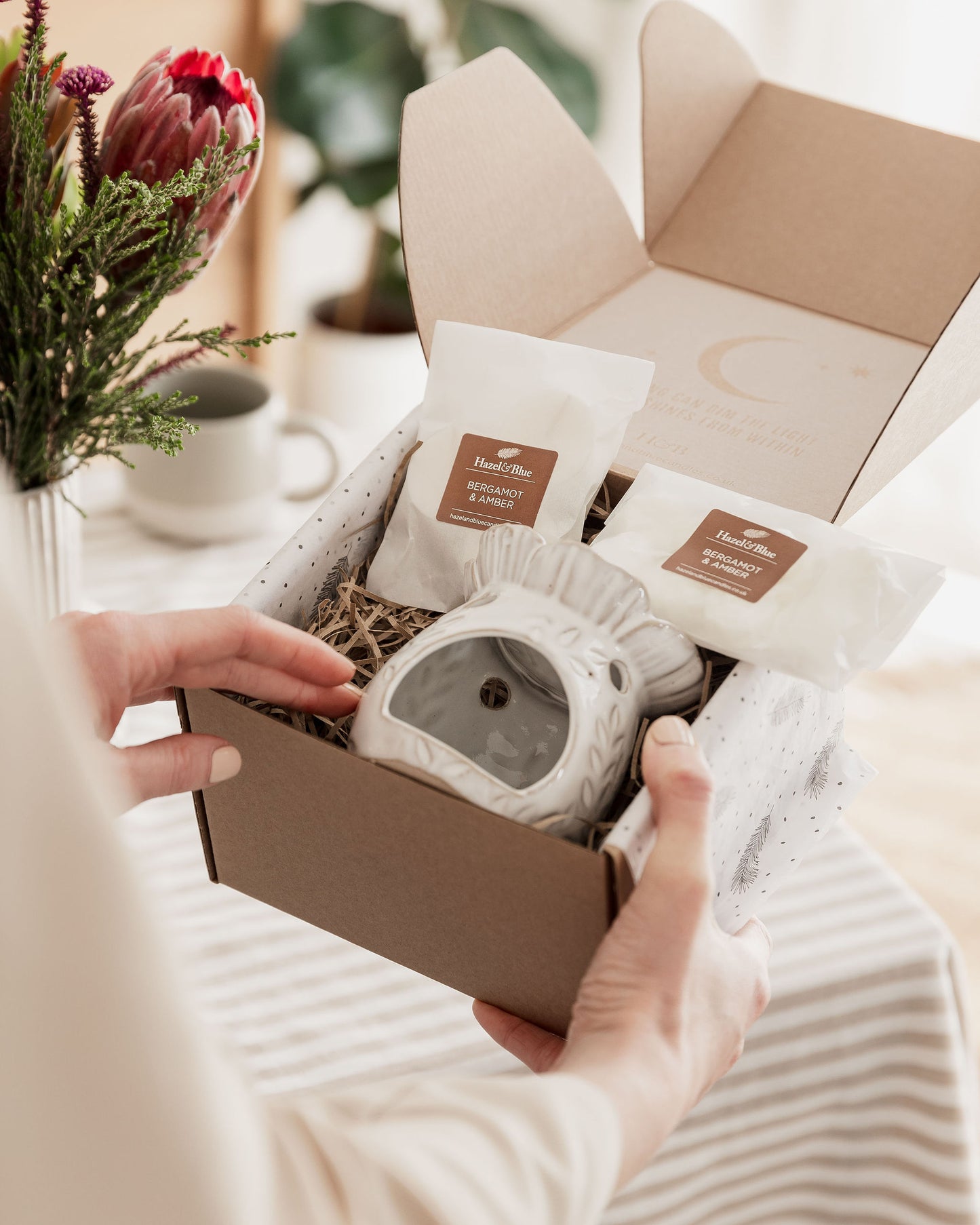 Botanical Garden Wax Melt Burner Gift Set