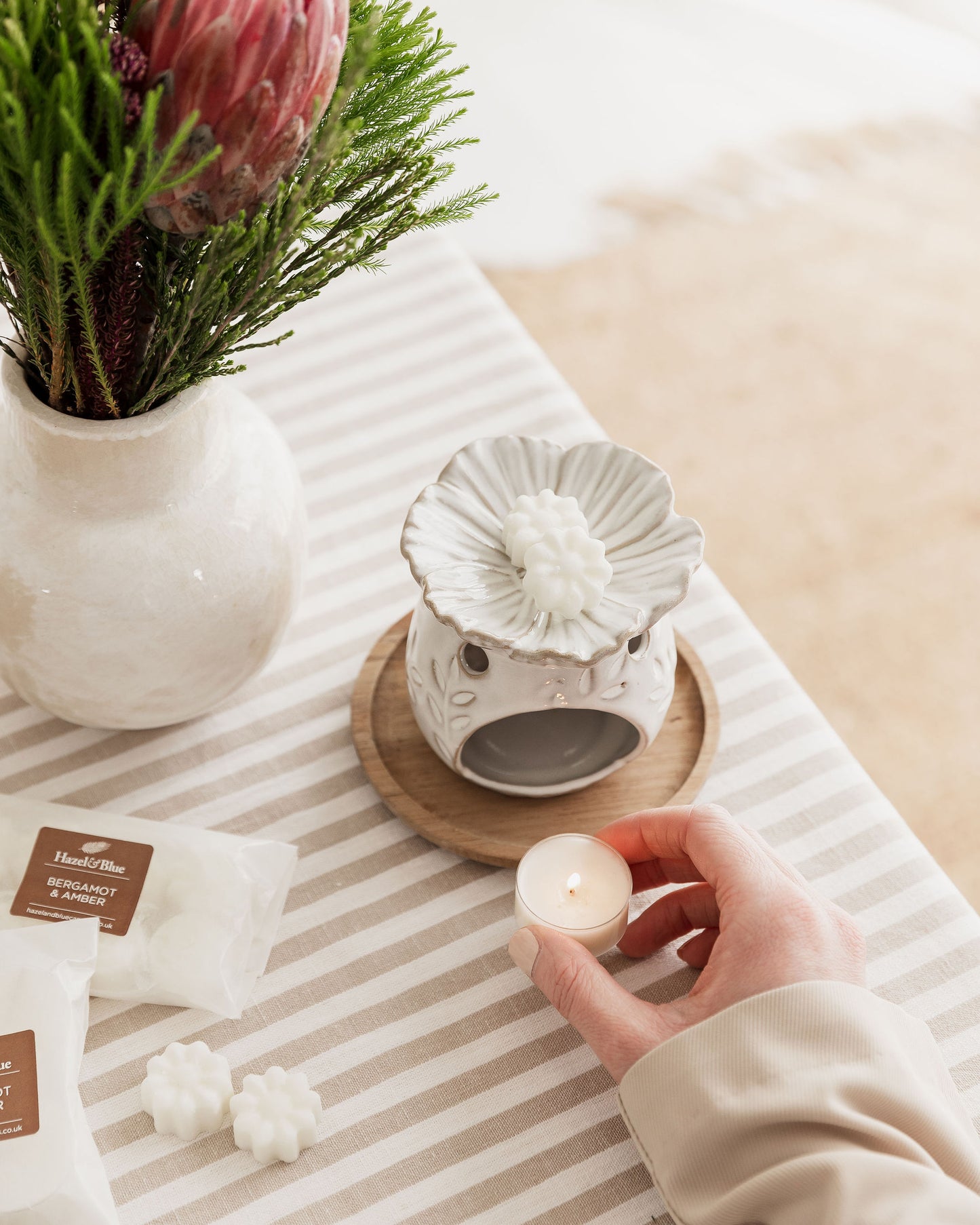 Botanical Garden Wax Melt Burner Gift Set