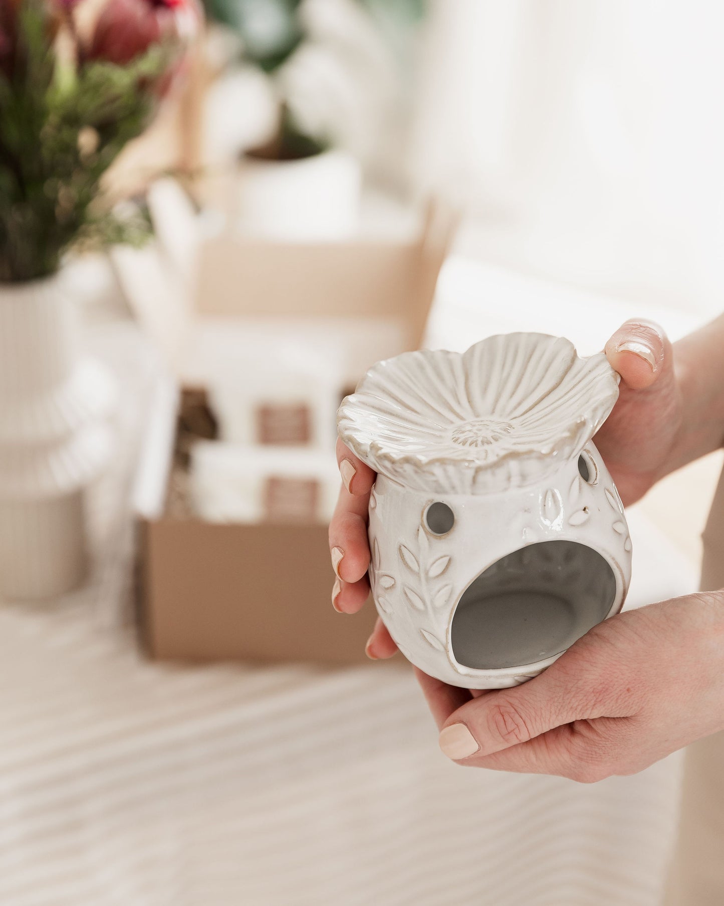 Botanical Garden Wax Melt Burner Gift Set