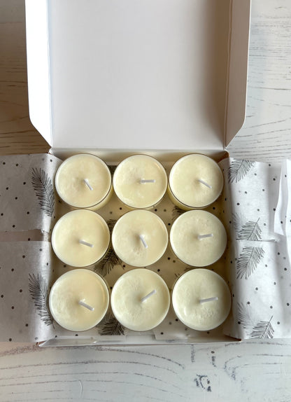 Pink Grapefruit and Basil Soy Wax Tealights