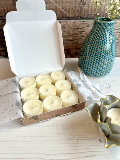 Pink Grapefruit and Basil Soy Wax Tealights