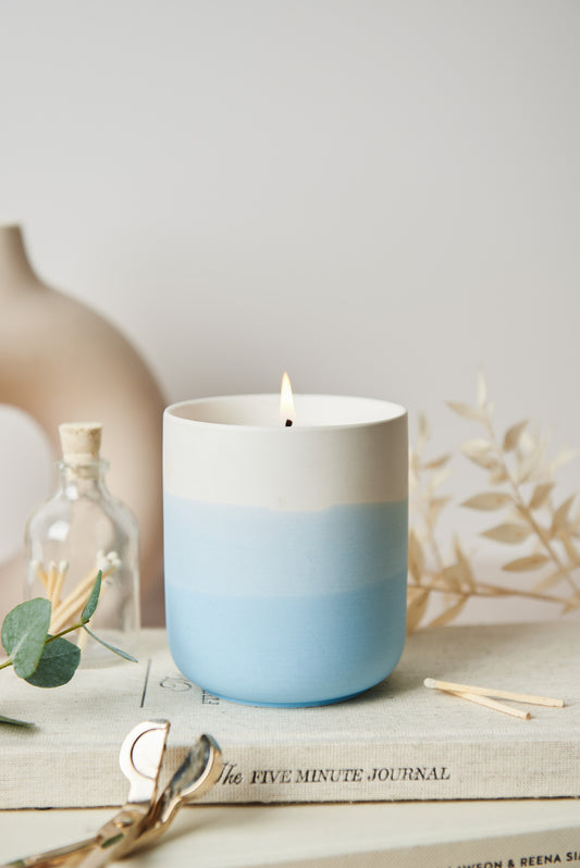 Sea Salt & Wood Refillable Candle