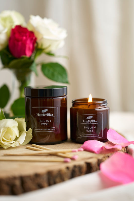 English Rose Soy Wax Candle