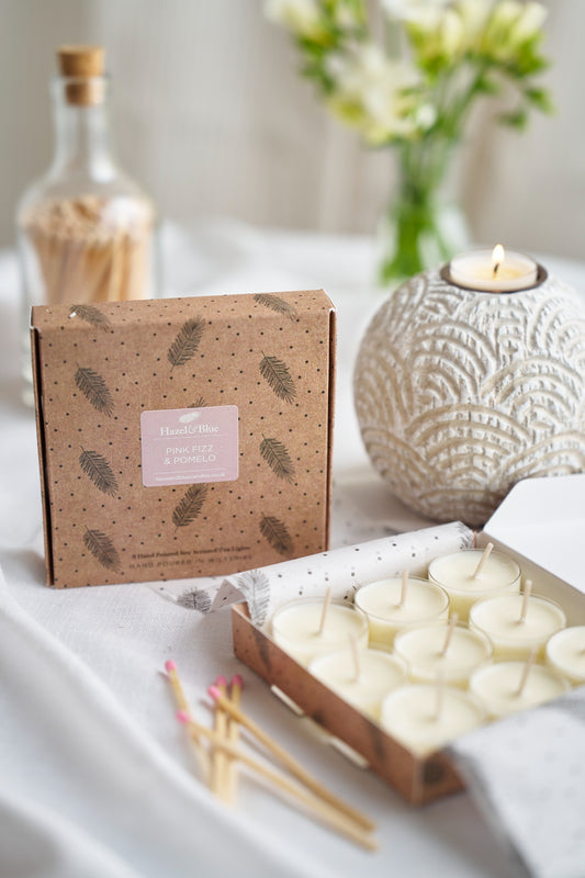 Pink Fizz and Pomelo Soy Wax Tealights