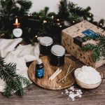 christmas candle making kit for beginners soy wax eco friendly hazel and blue candles