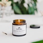 Rosemary and Eucalyptus soy candle vegan