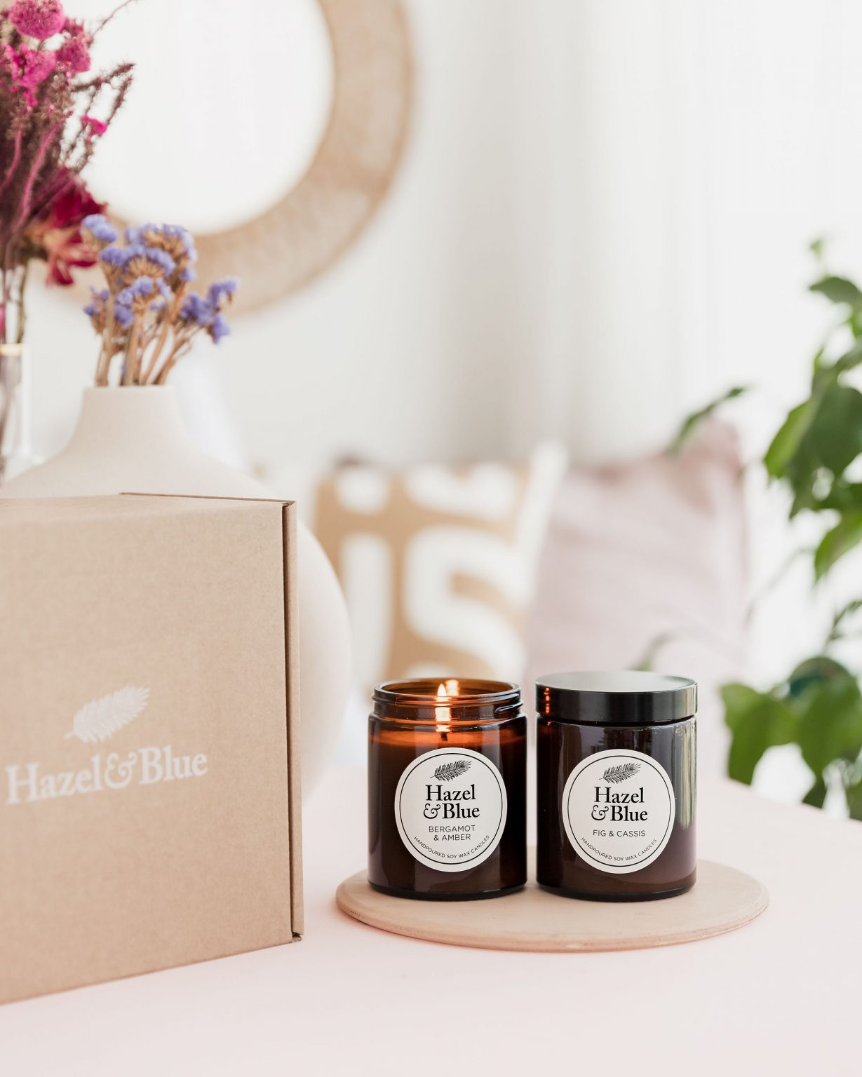 The big candle bundle hazel and blue candles eco friendly soy candles hand poured uk best soy candles
