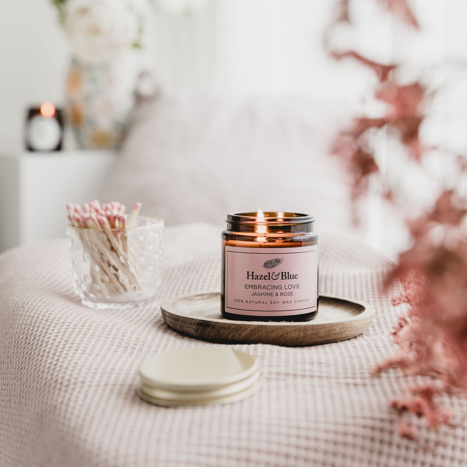 embracing love valentines day candle valentines soy candle